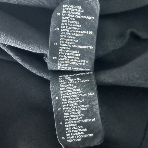 & Other Stories Black Sleeveless Tie Top Size 2 - Picture 6 of 6